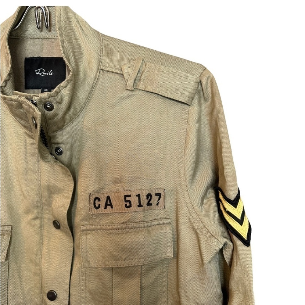 RAILS Trey Jacket in Light Sage Arrow Patch XS - Picture 4 of 8